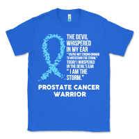 Prostate Cancer T  Shirt The Devil  Prostate Cancer Awareness Support Classic Tee | Teevron