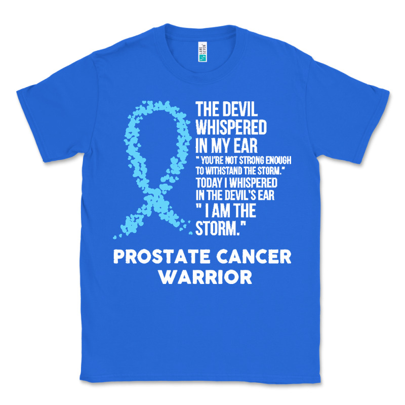 Prostate Cancer T  Shirt The Devil  Prostate Cancer Awareness Support Classic Tee by linhVisuals | Teevron