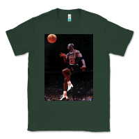 Sports Green Michael JorDunk Classic Tee - linhVisuals