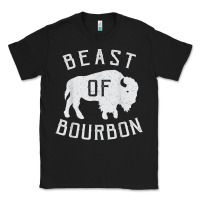 Black beast of bourbon drinking whiskey design bison buffalo party t shirt Classic Tee - linhVisuals