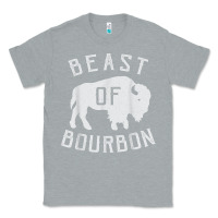 Heather Grey beast of bourbon drinking whiskey design bison buffalo party t shirt Classic Tee - linhVisuals