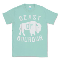Seafoam beast of bourbon drinking whiskey design bison buffalo party t shirt Classic Tee - linhVisuals
