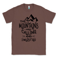 Chestnut the mountains are calling and i must go   black Classic Tee - linhVisuals