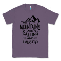 Lavender the mountains are calling and i must go   black Classic Tee - linhVisuals