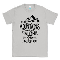 Moon Dust the mountains are calling and i must go   black Classic Tee - linhVisuals