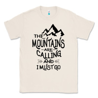Natural the mountains are calling and i must go   black Classic Tee - linhVisuals