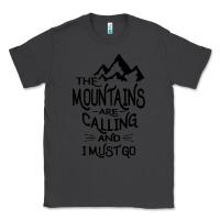 Smoke the mountains are calling and i must go   black Classic Tee - linhVisuals
