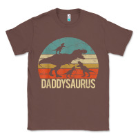 Chestnut daddy dinosaur daddysaurus 3 three kids xmas christmas gift t shirt Classic Tee - linhVisuals