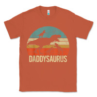 Copper daddy dinosaur daddysaurus 3 three kids xmas christmas gift t shirt Classic Tee - linhVisuals