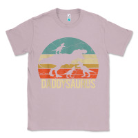 Lilac daddy dinosaur daddysaurus 3 three kids xmas christmas gift t shirt Classic Tee - linhVisuals