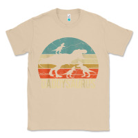 Mushroom daddy dinosaur daddysaurus 3 three kids xmas christmas gift t shirt Classic Tee - linhVisuals
