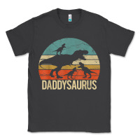 Smoke daddy dinosaur daddysaurus 3 three kids xmas christmas gift t shirt Classic Tee - linhVisuals