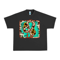 Leo Turquoise Cowhide Urban Heavy Tee | Teevron