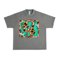 Tornado leo turquoise cowhide Urban Heavy Tee - RanaPortraitStore