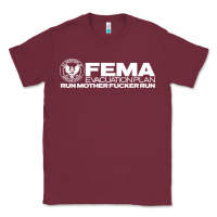 Burgundy fema evacuation plan Classic Tee - linhVisuals
