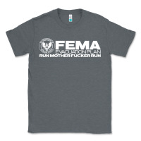 Charcoal Heather fema evacuation plan Classic Tee - linhVisuals