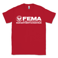 Red fema evacuation plan Classic Tee - linhVisuals