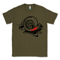 Army Green Turbo Classic Tee - linhVisuals