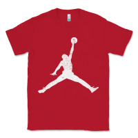Red Slam Dunk Vintage Classic Tee - linhVisuals