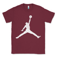 Burgundy Slam Dunk Vintage Classic Tee - linhVisuals