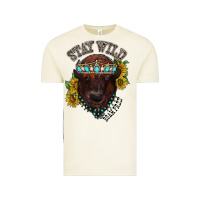 Turquoise Bison Vintage Tee | Teevron