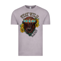 Vintage Zinc turquoise bison Vintage Tee - RacoonDesign