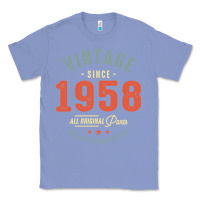 Colony Blue Vintage Since 1958 - 64th Birthday Retro Classic Classic Tee - linhVisuals