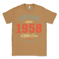 Toasted Coconut Vintage Since 1958 - 64th Birthday Retro Classic Classic Tee - linhVisuals