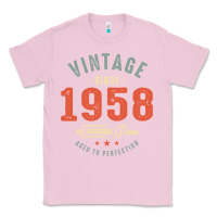 Bubblegum Pink Vintage Since 1958 - 64th Birthday Retro Classic Classic Tee - linhVisuals