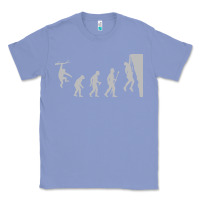 Colony Blue funny rock climbing evolution Classic Tee - linhVisuals