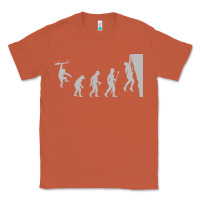 Copper funny rock climbing evolution Classic Tee - linhVisuals