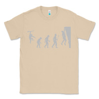 Mushroom funny rock climbing evolution Classic Tee - linhVisuals