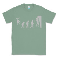 Sage funny rock climbing evolution Classic Tee - linhVisuals