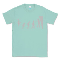 Seafoam funny rock climbing evolution Classic Tee - linhVisuals