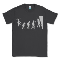 Smoke funny rock climbing evolution Classic Tee - linhVisuals