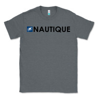 Charcoal Heather Nautique Boats Classic Tee - linhVisuals