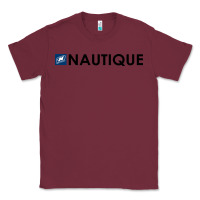 Burgundy Nautique Boats Classic Tee - linhVisuals