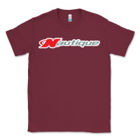 Burgundy Nautique Boats Classic Tee - linhVisuals