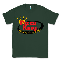 Sports Green Pizza King Cowboy Classic Tee - linhVisuals