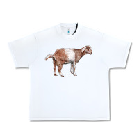 White Nubian Goat Urban Heavy Tee - LillyAllenDesigns
