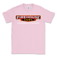 Bubblegum Pink Firehouse Subs Classic Tee - linhVisuals