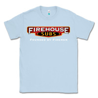 Dusty Blue Firehouse Subs Classic Tee - linhVisuals