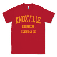 Red knoxville tennessee tn vintage athletic sports design pullover hoodie Classic Tee - linhVisuals