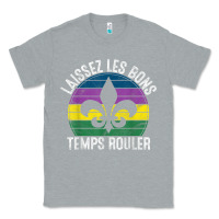 Heather Grey laissez les bons temps rouler gift mardi gras masquerade t shirt Classic Tee - linhVisuals