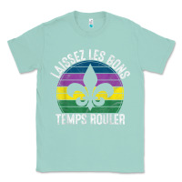 Seafoam laissez les bons temps rouler gift mardi gras masquerade t shirt Classic Tee - linhVisuals