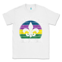 White laissez les bons temps rouler gift mardi gras masquerade t shirt Classic Tee - linhVisuals