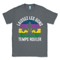 Charcoal Heather laissez les bons temps rouler gift mardi gras masquerade t shirt Classic Tee - linhVisuals