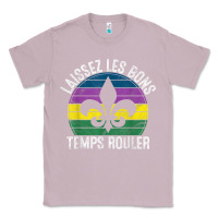 Lilac laissez les bons temps rouler gift mardi gras masquerade t shirt Classic Tee - linhVisuals
