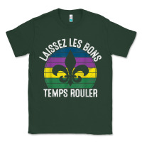 Sports Green laissez les bons temps rouler gift mardi gras masquerade t shirt Classic Tee - linhVisuals