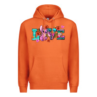 Carrot love stitch Premium Hoodie - AdoDesignShop